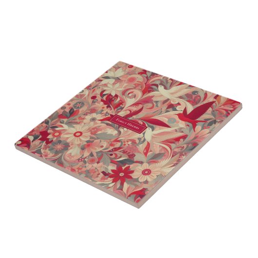 Moderne Dschungelkunst Fliese (Seite)