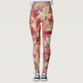 Moderne Dschungelkunst Leggings (Vorderseite)