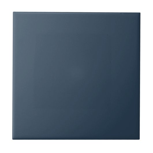 Moderne dunkelblaue Monochrom Fliese (Vorderseite)
