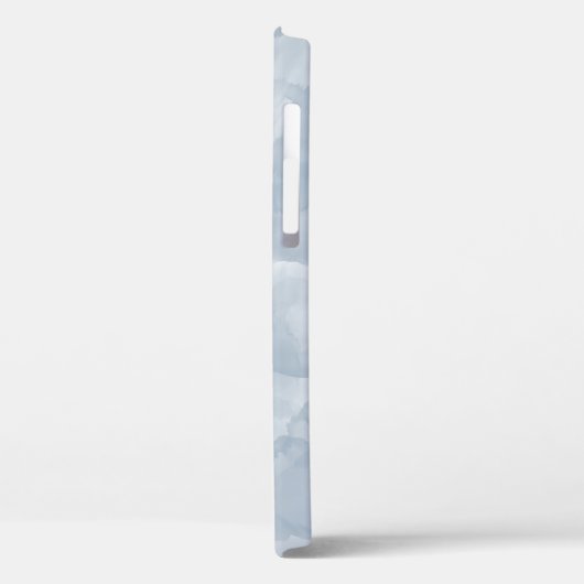 Moderne dunkelblaue Wasserfarben Pinselstriche Case-Mate iPhone Hülle (Rückseite / Links)