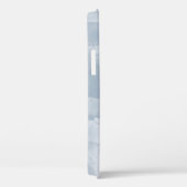 Moderne dunkelblaue Wasserfarben Pinselstriche Case-Mate iPhone Hülle (Rückseite / Rechts)