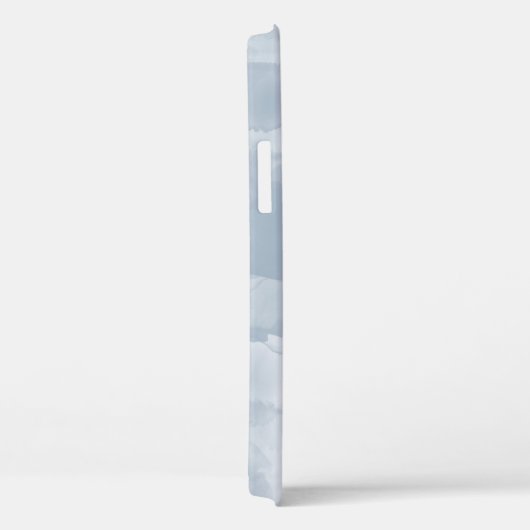 Moderne dunkelblaue Wasserfarben Pinselstriche Case-Mate iPhone Hülle (Rückseite / Rechts)