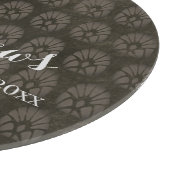 Moderne Dunkelbraune Küche Custom Schneidebrett (Ecke)