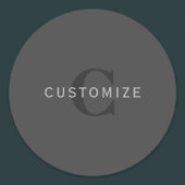 Moderne, dunkelgraue, bearbeitbare Vorlage für Mon Etiketten