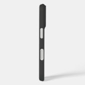 Moderne dunkelgraue monogrammierte Namen (oder and Case-Mate iPhone Hülle (Rückseite / Rechts)