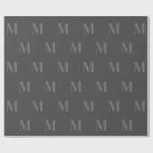 Moderne dunkelgraue und hellgraue Minimalistische Geschenkpapier (Flach)