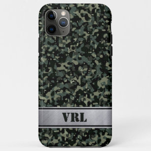 Moderne dunkelgrüne Camo iPhone 11 Pro Max Hülle