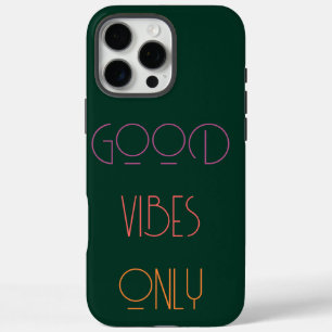Moderne dunkelgrüne Monogramm-Initialen Zeitgenöss iPhone 16 Pro Max Hülle