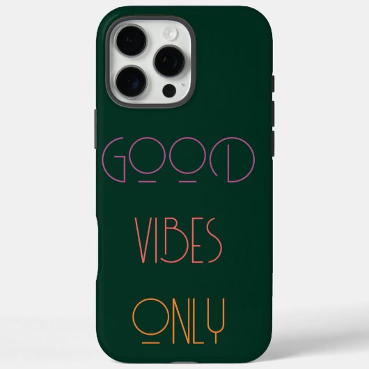 Moderne dunkelgrüne Monogramm-Initialen Zeitgenöss Case-Mate iPhone Hülle (Rückseite)