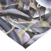 Moderne Dunkelheit, zeitgenössisch Abstrakt Großer Tischläufer (Ecke)