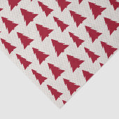 Moderne dunkelrote Bäume Beige Imitate Texturmuste Seidenpapier (Ausschnitt)