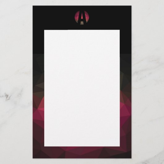 Moderne dunkle Farben - Möbeln Briefpapier (Vorderseite)