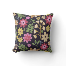 Moderne dunkle, florale, mehrfarbige Blume