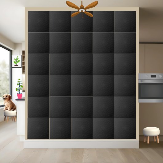 Moderne dunkle schwarze ästhetische Keramik Tile Fliese