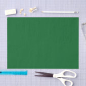Moderne dunkle Waldgrün-Einfarbig  Seidenpapier (Handwerk)