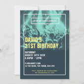 Moderne Duotone-Party Einladung (Vorderseite)