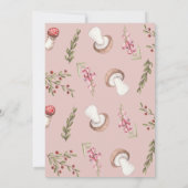 Moderne Dusche im Duschbad mit Wasserfarbe Einladu Einladung (Rückseite)