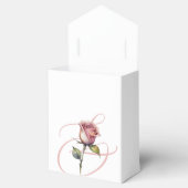 Moderne Dusty Rose Summer Blush Gastgeschenk Hochz Geschenkschachtel (Geöffnet)