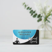 Moderne Dynamic QRcode Personal Trainer Fitness Visitenkarte (Stehend Vorderseite)