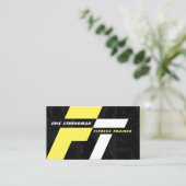 Moderne dynamische Bewegung Visitenkarte (Stehend Vorderseite)