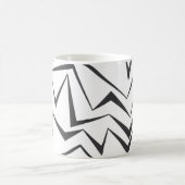 Moderne, dynamische, einfache, mutige abstrakte Gr Kaffeetasse (Mittel)