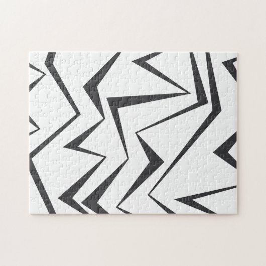 Moderne, dynamische, einfache, mutige abstrakte Gr Puzzle (Horizontal)