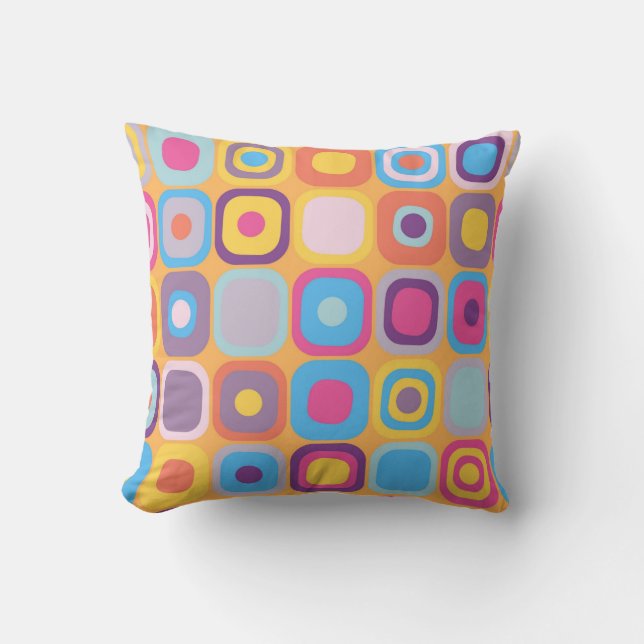 Moderne Eames Rechtecke 31 Kissen (Vorderseite)