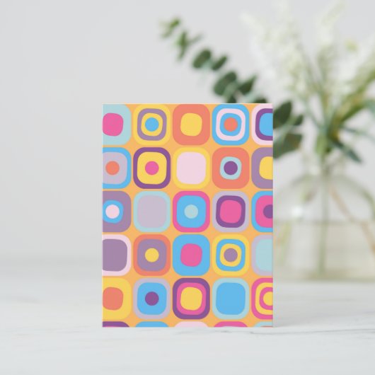 Moderne Eames-Rechtecke 31 Postkarte (Stehend Vorderseite)