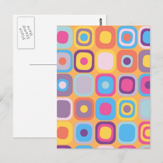 Moderne Eames-Rechtecke 31 Postkarte (Vorne/Hinten)