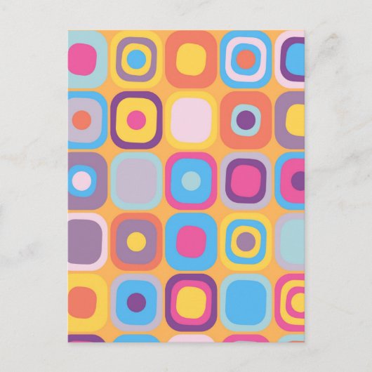 Moderne Eames-Rechtecke 31 Postkarte (Vorderseite)