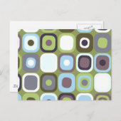 Moderne Eames-Rechtecke 32 Postkarte (Vorne/Hinten)
