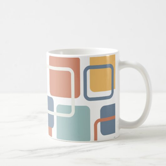 Moderne Eames Rechtecke 3 Kaffeetasse (Rechts)