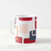 Moderne Eames Rechtecke 4 Kaffeetasse (Vorderseite Links)