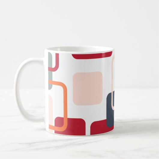 Moderne Eames Rechtecke 4 Kaffeetasse (Links)