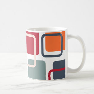 Moderne Eames Rechtecke 4 Kaffeetasse