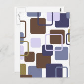 Moderne Eames-Rechtecke 5 Postkarte (Vorne/Hinten)