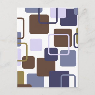 Moderne Eames-Rechtecke 5 Postkarte