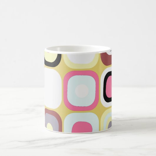 Moderne Eames Rechtecke 6 Kaffeetasse (Mittel)