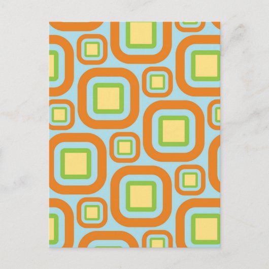 Moderne Eames Rectangle 24 Postkarte (Vorderseite)