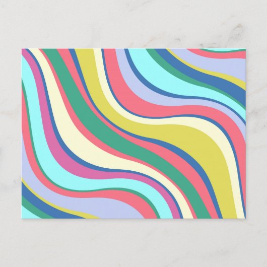 Moderne Eames Waves 2 Postkarte (Vorderseite)