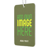 MODERNE EDITABLE ARMY GREEN IMAGE TEMPLATE AUTOLUFTERFRISCHER (Links)
