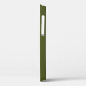 MODERNE EDITABLE ARMY GREEN IMAGE TEMPLATE Case-Mate iPhone HÜLLE (Rückseite / Links)