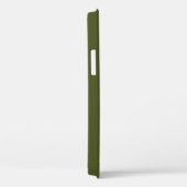 MODERNE EDITABLE ARMY GREEN IMAGE TEMPLATE Case-Mate iPhone HÜLLE (Rückseite / Rechts)