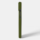 MODERNE EDITABLE ARMY GREEN IMAGE TEMPLATE Case-Mate iPhone HÜLLE (Rückseite / Links)