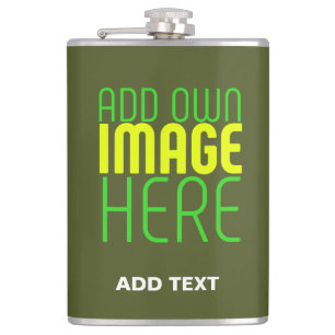 MODERNE EDITABLE ARMY GREEN IMAGE TEMPLATE FLACHMANN