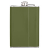 MODERNE EDITABLE ARMY GREEN IMAGE TEMPLATE FLACHMANN (Rückseite)