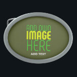 MODERNE EDITABLE ARMY GREEN IMAGE TEMPLATE OVALE GÜRTELSCHNALLE<br><div class="desc">DIES IST EIN DESIGN FITTING FÜR KUNDEN.SIE KÖNNEN LOGO,  FOTO,  TEXT UND FARBEN ÄNDERN,  RESIZIEREN ODER HINZUFÜGEN,  WIE SIE GEWOLLT HABEN.DANKE IHNEN.</div>
