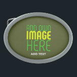 MODERNE EDITABLE ARMY GREEN IMAGE TEMPLATE OVALE GÜRTELSCHNALLE<br><div class="desc">DIES IST EIN DESIGN FITTING FÜR KUNDEN.SIE KÖNNEN LOGO,  FOTO,  TEXT UND FARBEN ÄNDERN,  RESIZIEREN ODER HINZUFÜGEN,  WIE SIE GEWOLLT HABEN.DANKE IHNEN.</div>