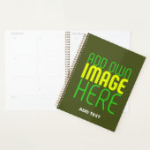 MODERNE EDITABLE ARMY GREEN IMAGE TEMPLATE PLANER (Anzeige)