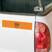 MODERNE EDITABLE DUNK ORANGE IMAGE-TEMPLATE AUTOAUFKLEBER (Auf Lkw)